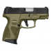 Pistola Fogo Taurus G2c 9x19mm 3" 3x12+1t Verde Carbono Fosco