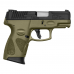 Pistola Fogo Taurus G2c 9x19mm 3" 3x12+1t Verde Carbono Fosco 