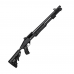 ESPINGARDA CBC PUMP MILITARY 3.0 12 19" OX PP RETRAT C/ ACESSO
