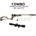 CARABINA PRESSAO FIXXAR ARTEMIS CP2 HIBRID 5,5MM CO2 CAMUFL C/ LUNETA